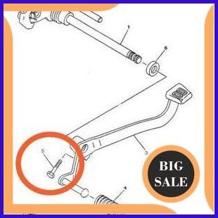 sparepart Baut Pedal Gigi Perseneling Original Yamaha 125z 125zr 140ZZ3