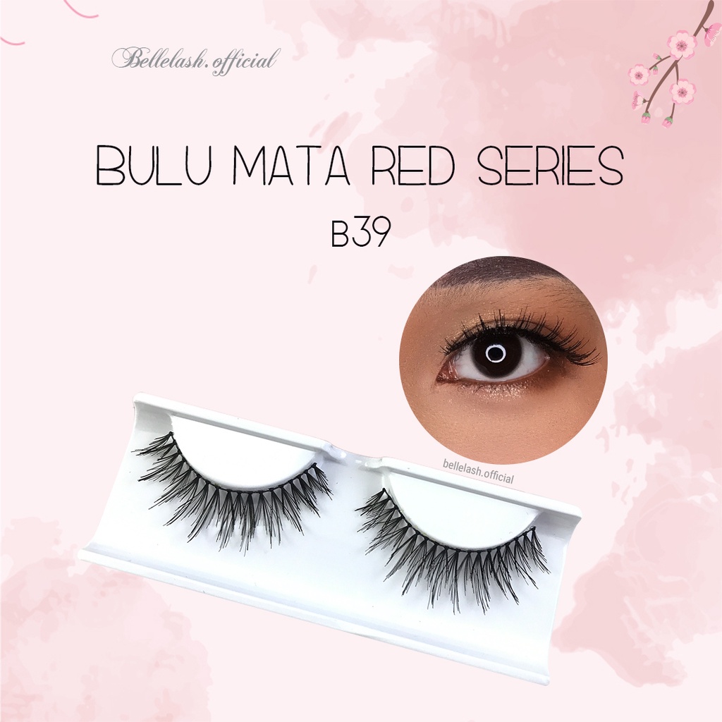 B39 Bulu Mata Palsu Handmade Natural False Eyelash Eye Lashes