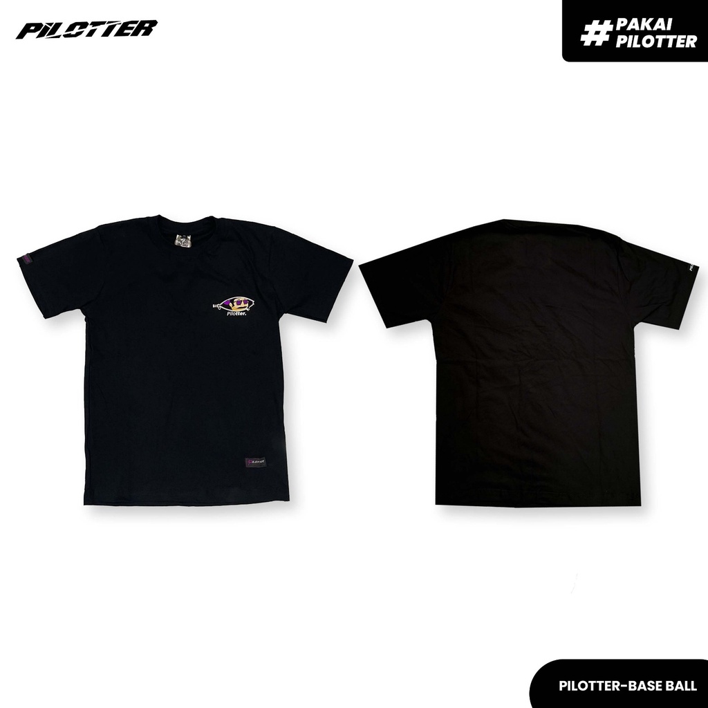 KAOS PILOTTER RACING BASEBALL ORIGINAL TSHIRT PILOTTER BASEBALL COWOK CEWEK
