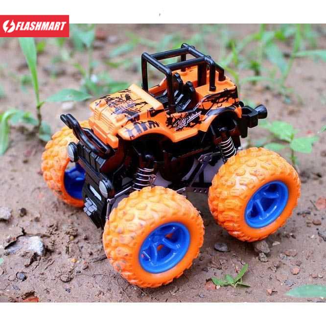 Flashmart Monster Zap Mainan Mobil Jip Off Road 4 Drive Inertial Bigfoot - JW689