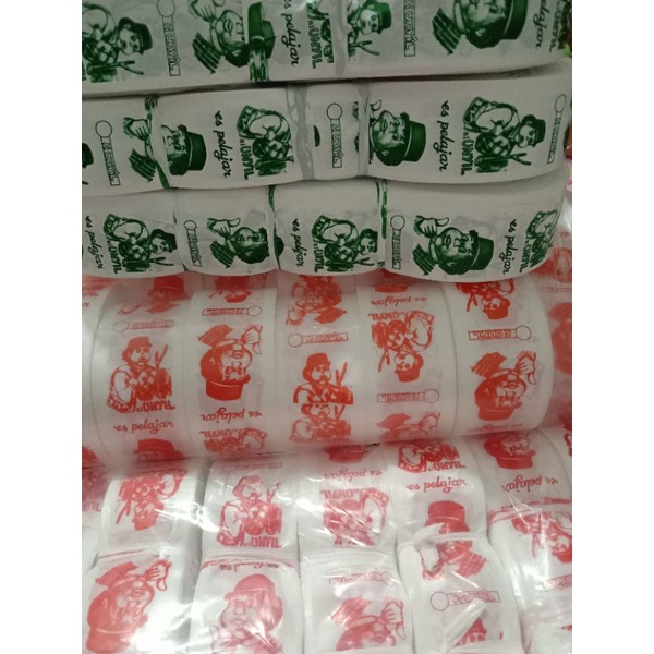 plastik Es potong Unyil ukuran 4,5x500meter perroll