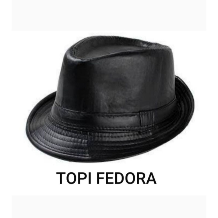 Topi FEDORA (tompi) kulit