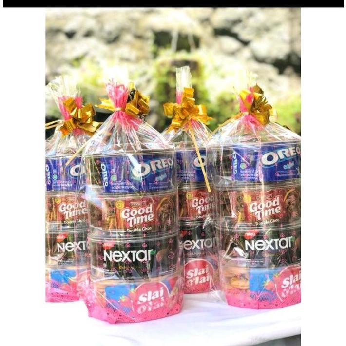 

Produk - Paket Parcel Kue Branded Toples 250Gr Isi 4 Toples || Parcel Lebaran Murah Promo Best Seller!!