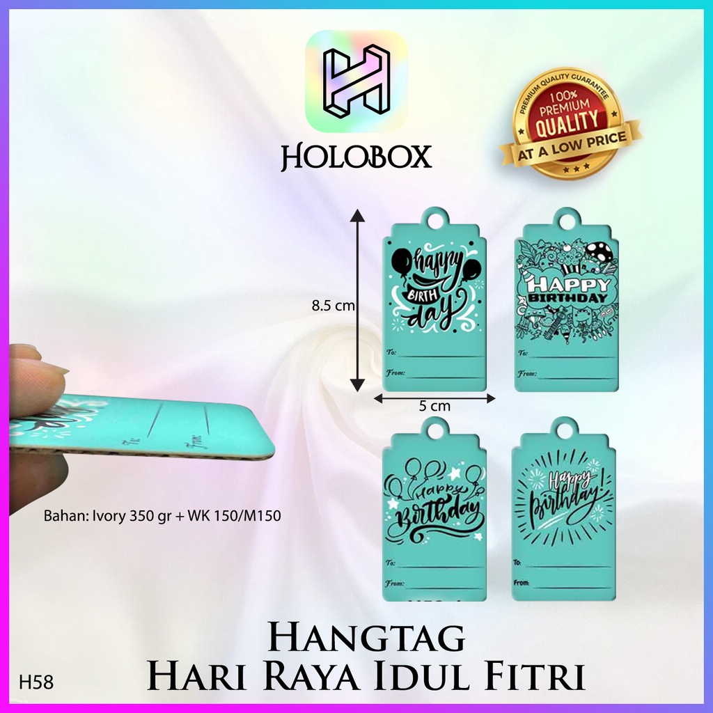 

Hangtag|Hangtag Murah|Hangtag Happy Birthday|Hangtag Ulang Tahun|H58