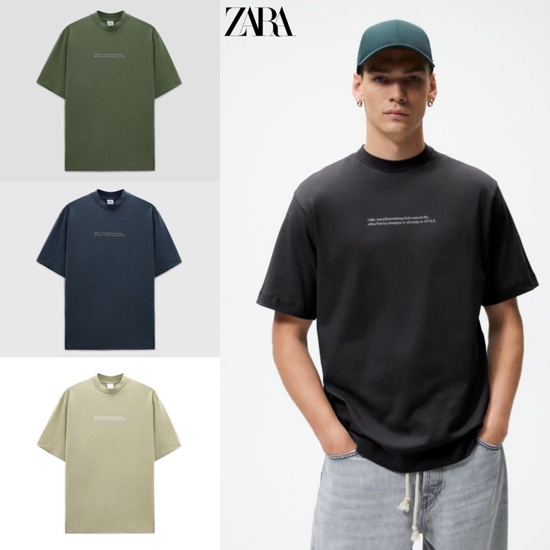 [READY STOCK & 100% ORIGINAL] ZARA HIGH NECK COTTON TEXT // BLACK SKULL // BLACK MAGIC // WHITE RABB