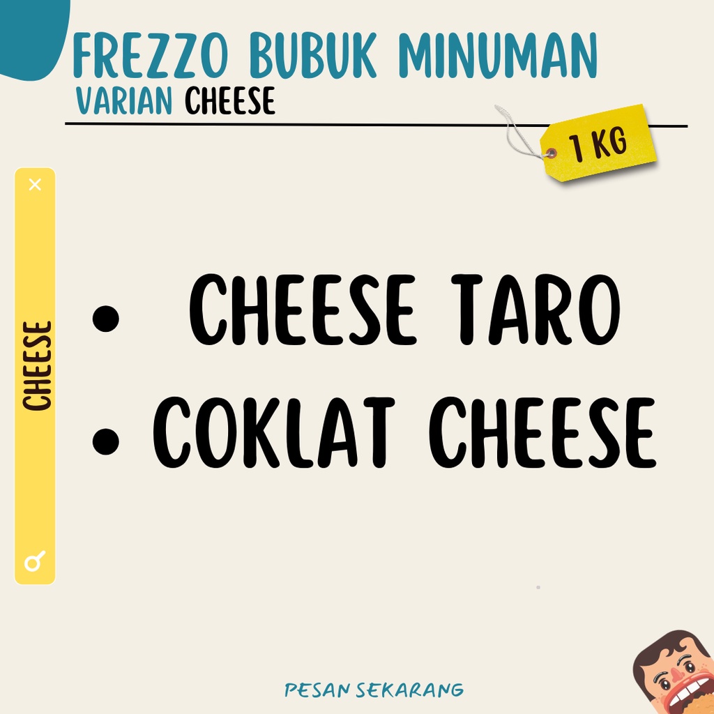 Varian Cheese - Frezzo Bubuk Minuman 1 Kg