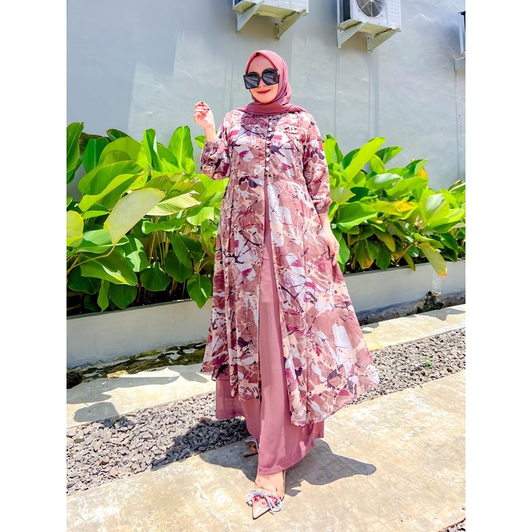 Set Kulot Hijab Polos By Gallery Maryam id Original Kekinian Terlaris Termurah Bestseller Best selle