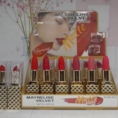 ♨ [LUSINAN] Lipstik REVLON Matte 3D Casing Gold / Silver / Merah ✥