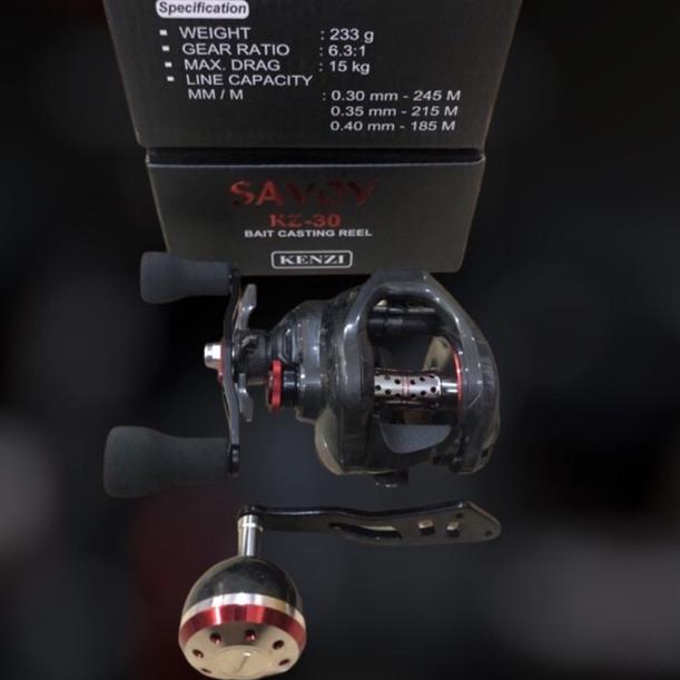 STOK TERBARU Fishing Reel Bc Max Drag 10 kg 10 Bearing Bait Casting Reel Kenzi Savoy