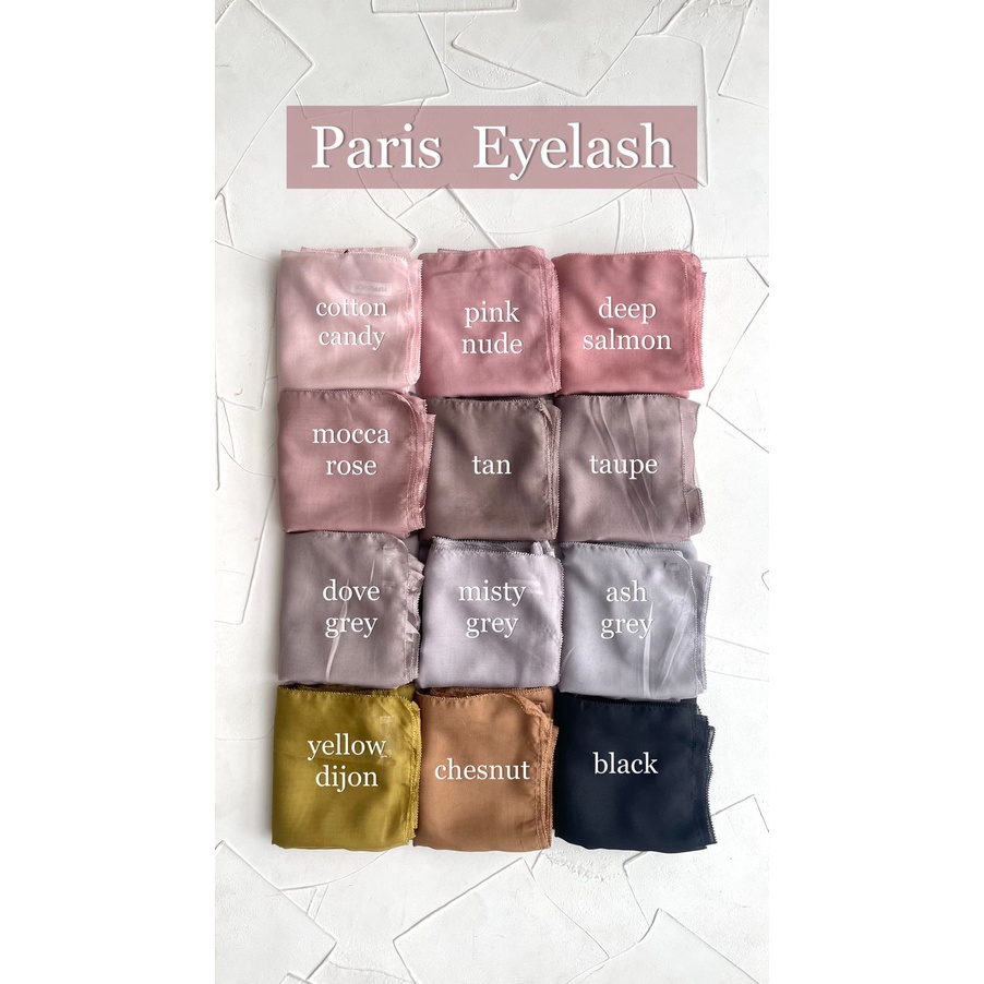 Dibya Paris Ultrafine Eyelash I Hijab Segiempat Eyelash by yeppushop