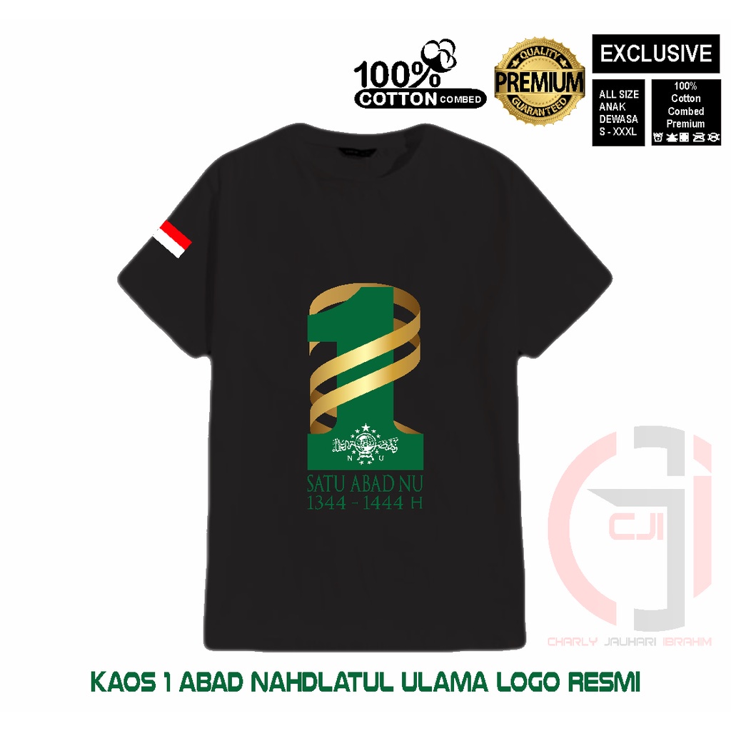 KAOS SABLON 1 ABAD NU COTTON COMBED 30S ASLI