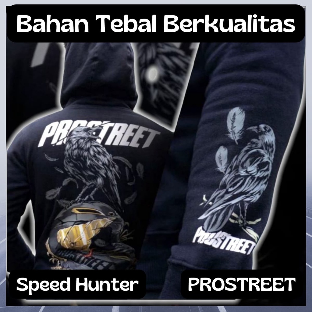 SPEED HUNTER | JAKET SWEATER HOODIE PROSTREET UNISEX PRIA WANITA BAHAN TEBAL BERKUALITAS