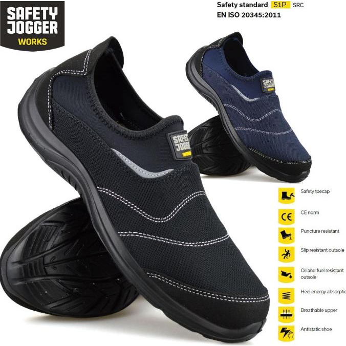 Jual A1 SEPATU SAFETY JOGGER YUKON NAVY S1P MURAH Shopee Indonesia