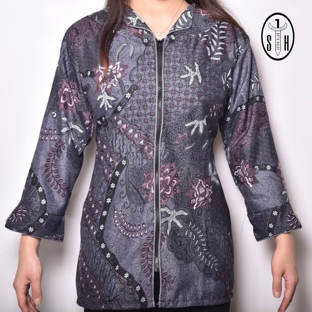 SULTAN HADI BAJU BATIK LENGAN PANJANG TUNIK WANITA BLOUSE JU