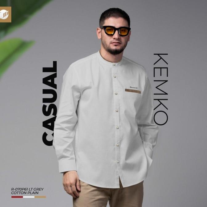 TERLARIS Samase Casual Kemko R-070P /BAJU KOKO PRIA/BAJU KOKO DEWASA/BAJU KOKO ANAK/BAJU KOKO LENGAN
