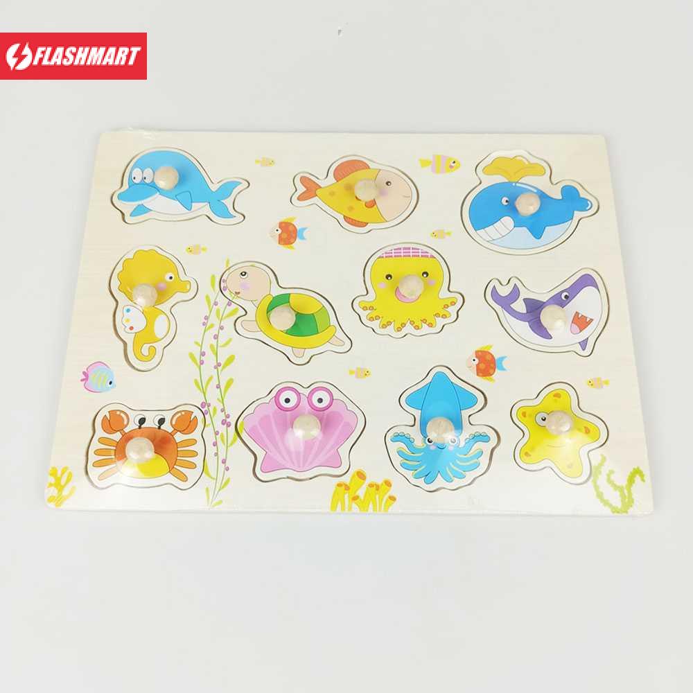 Flashmart Mainan Anak Hand Grab Puzzle Board Children Toy - 3012