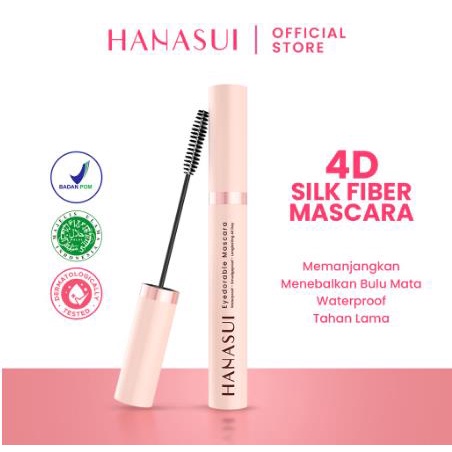 ^ KYRA ^ Hanasui Maskara Kosmetik Mata Eyedorable Mascara Instant Volume and Lift For Fuller Looking