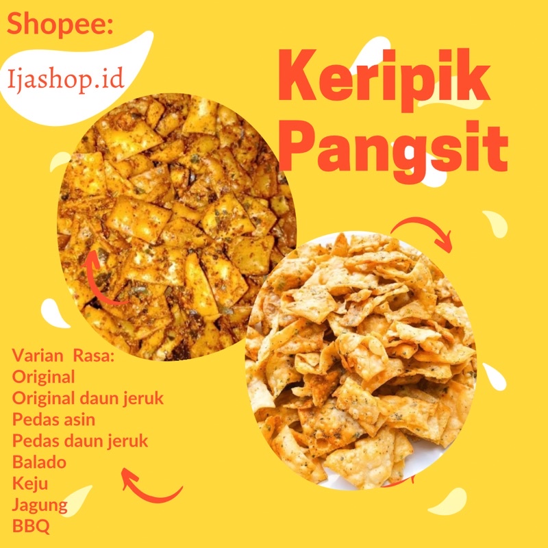 

Keripik pangsit (1/4 Kg)