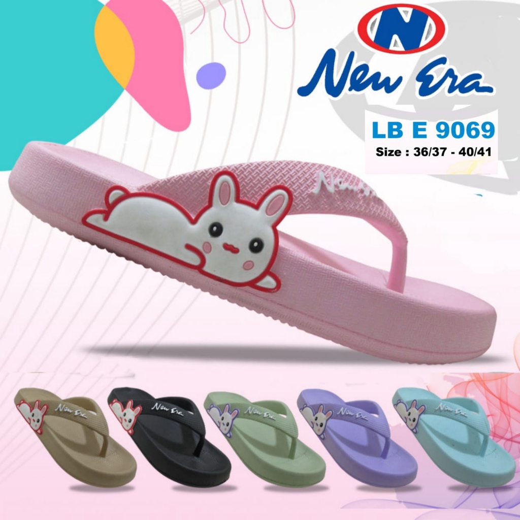 sogo NEW ERA LB 9069 RABBIT Sandal santai ringan nyaman empuk berkualitas sandal wanita murah viral