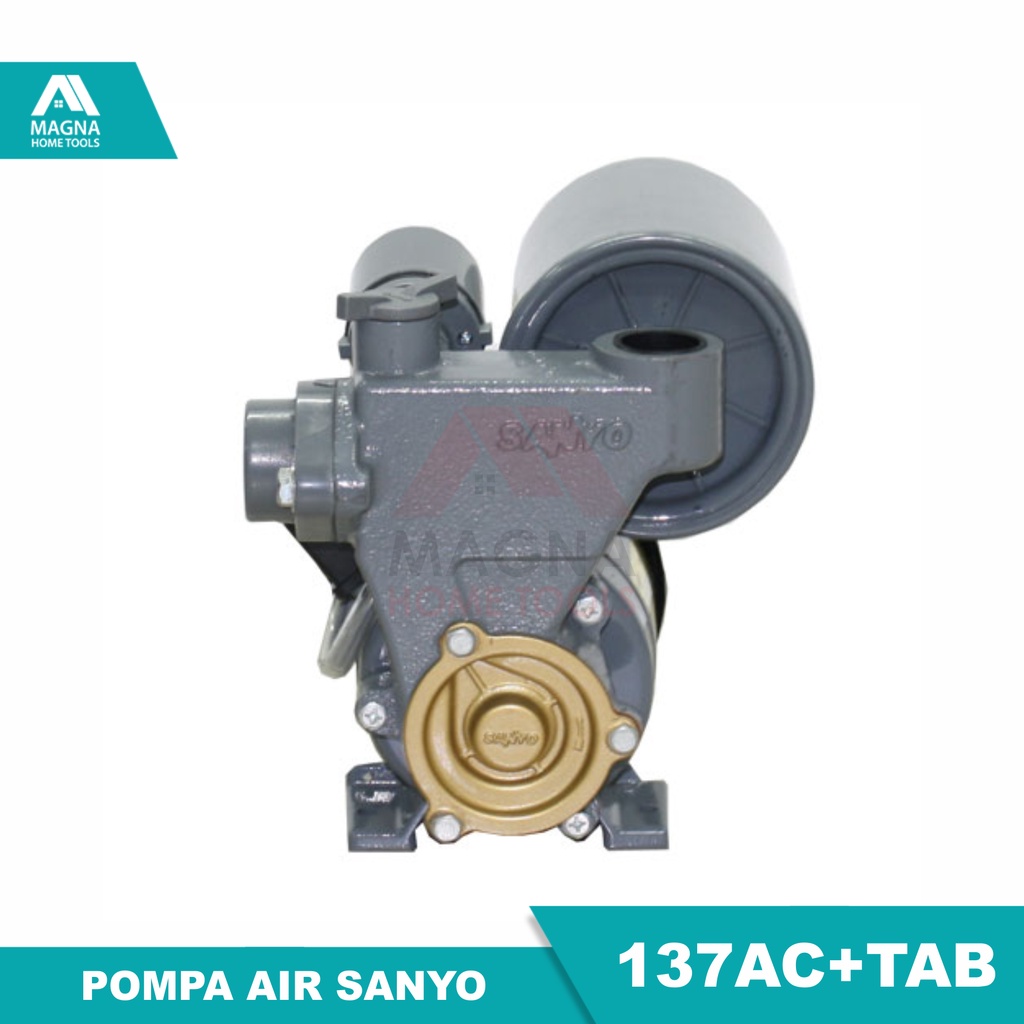 POMPA AIR SANYO OTOMATIS 137AC+TABUNG SUMUR DANGKAL/DALAM [ASLI] 125/250 WATT