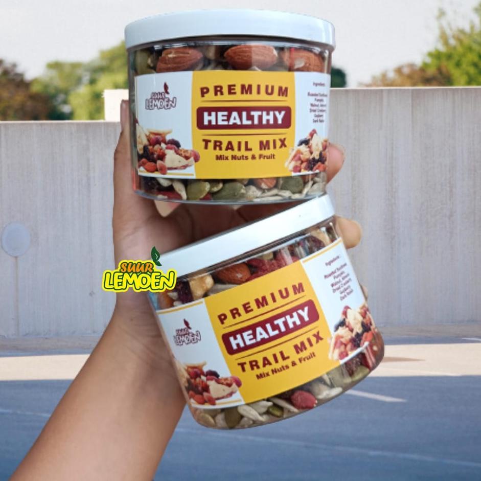 

Murah Banget Mix Nut Seeds Fruit Roasted 200 gram - Almond Walnut Raisin Cranberry Gojiberry Sunflower Pumpkin