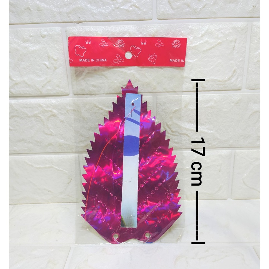 Garland Bola Disko Daun BL C021K - Garland Hiasan Dekorasi Cantik
