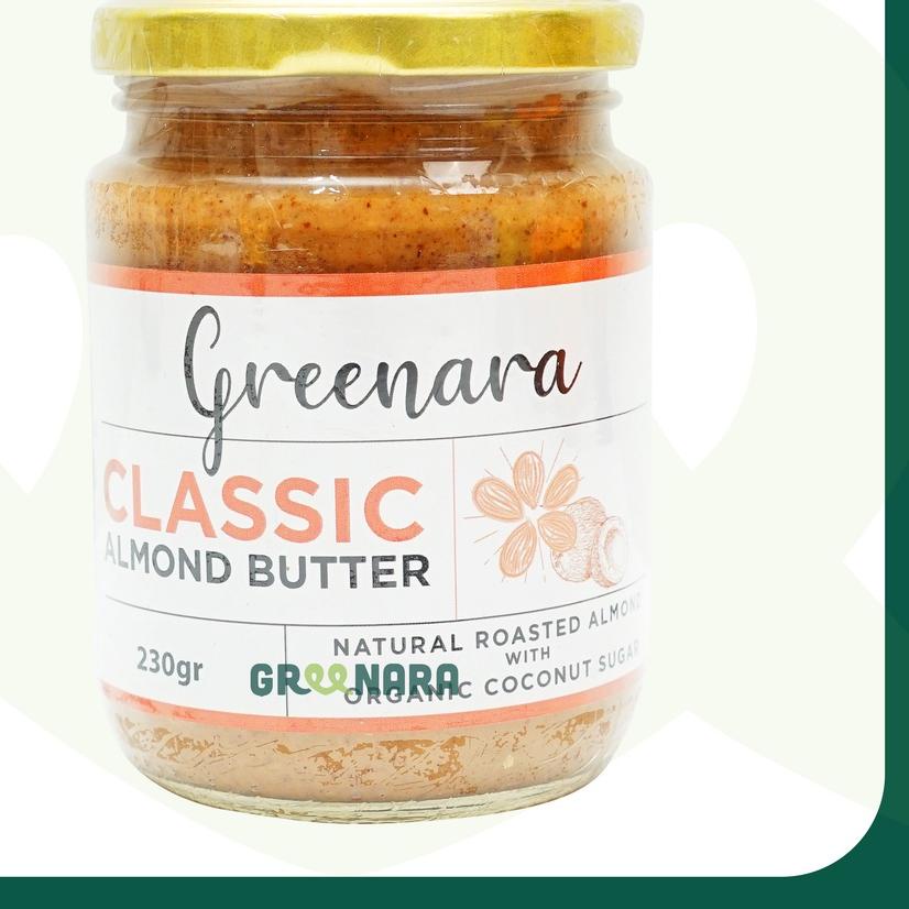 

♔ Greenara Homemade - Classic Almond Butter / Selai Almond ➧