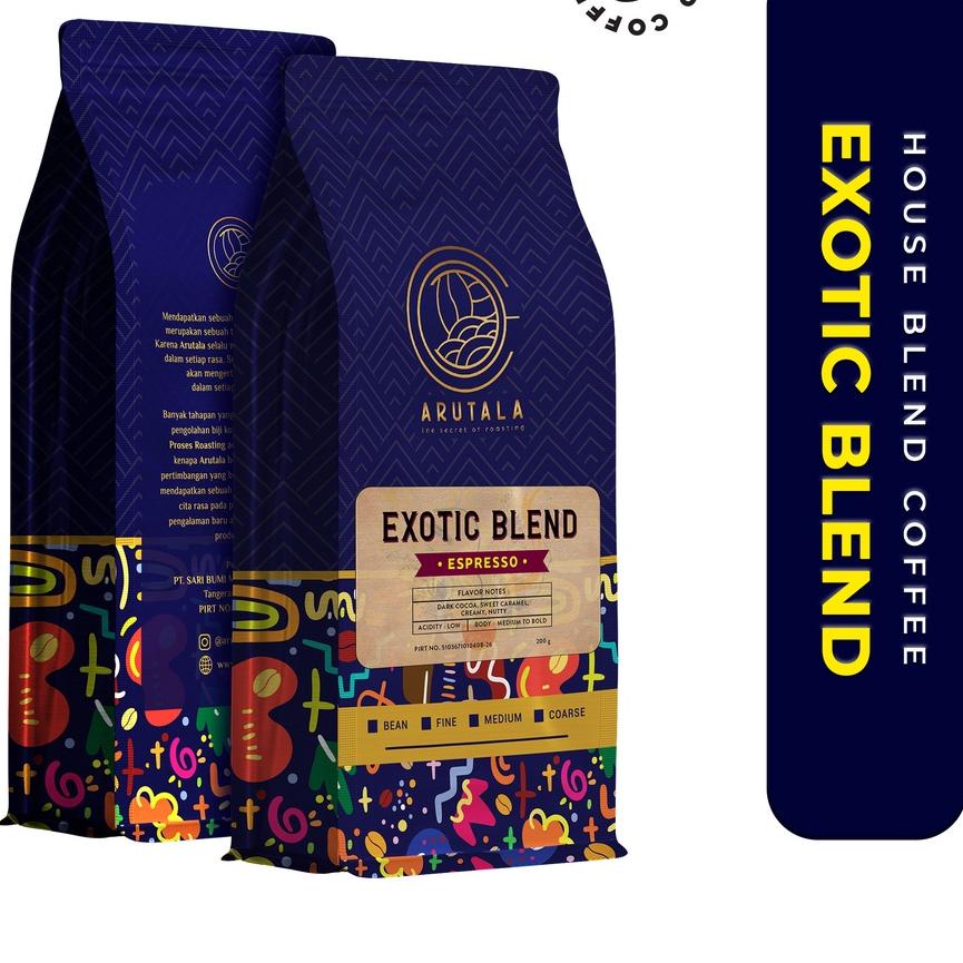 

☈ ARUTALA Kopi Exotic Blend Espresso 200 gram ♚