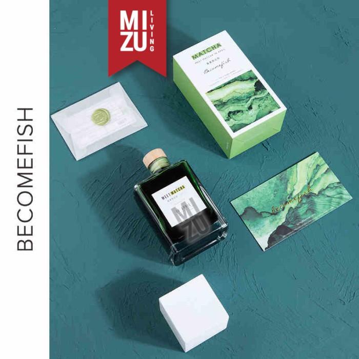 

BECOMEFISH MATCHA 50ml 280ml Plain / Shimmer Shading Fountain Pen INK