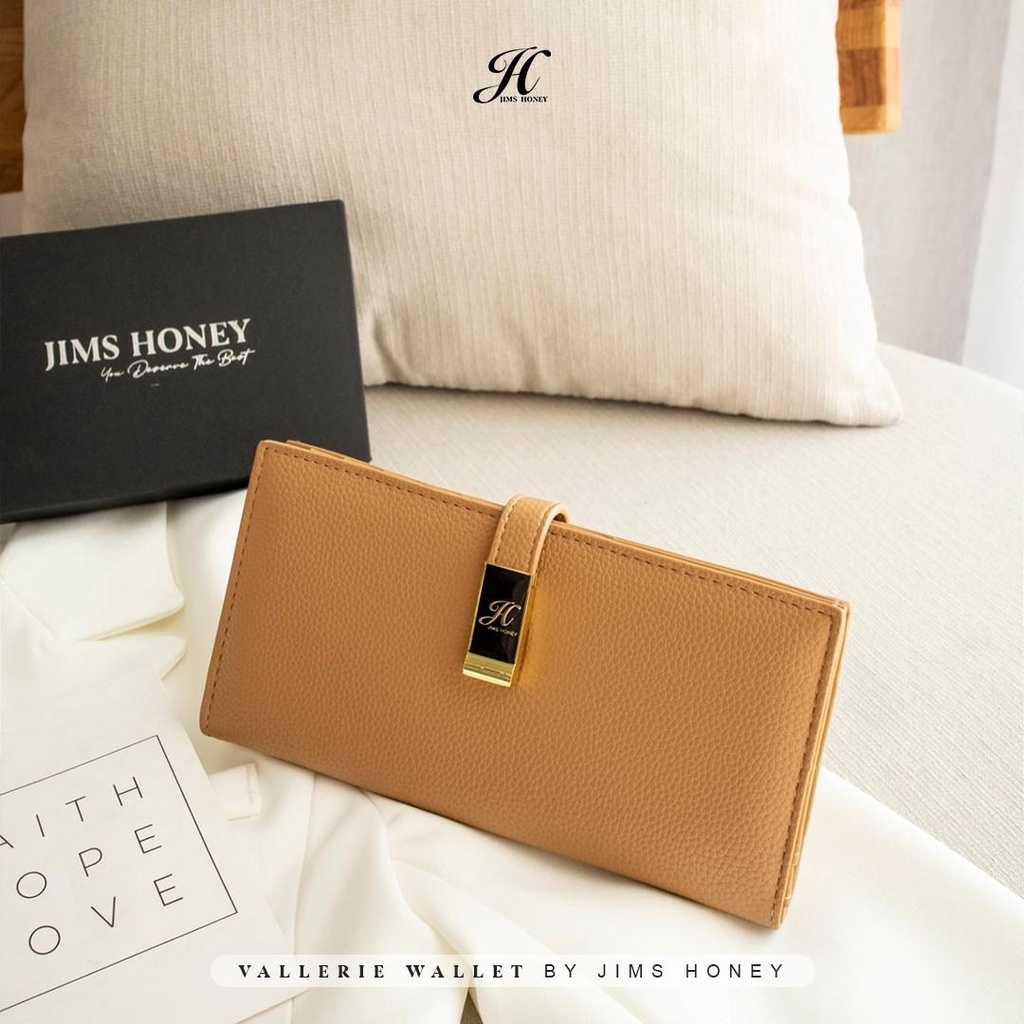 Vallerie Wallet Ori Jims Honey Dompet Panjang Wanita Simple Keren Multifungsi
