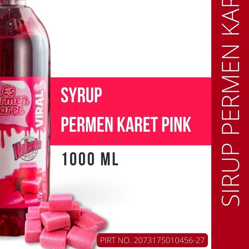 

❋ Sirup Permen Karet 1 Liter / Bubble Gum Syrup 1000 ml ♫