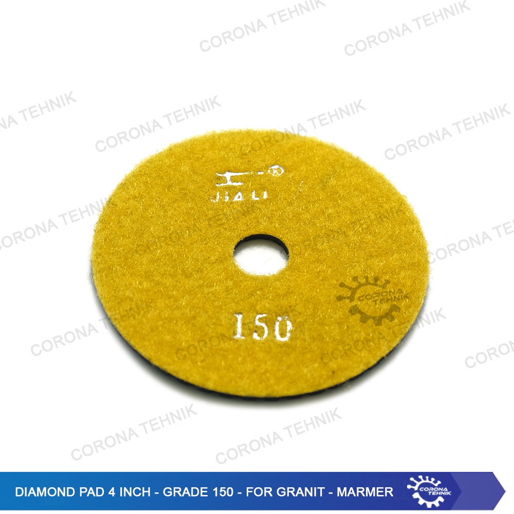 Grade 150 - For Granit -  - Diamond Pad 4 Inch