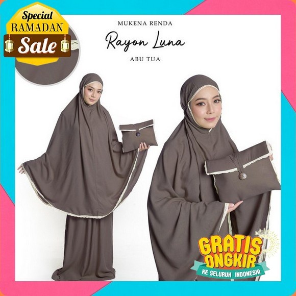 Mukena Terbaru 2023 - Mukena Dewasa Terbaru Putih Premium Adem Polos Cantik Mukenaa Waqiah Sholat Tr