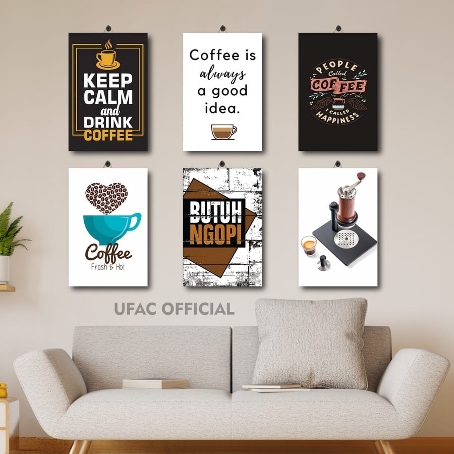 61-62 POSTER DINDING KAMAR QUOTES KOPI LUCU 20X30 6AFJM|K3203| DEKORASI KAMAR JUMBO QUOTE QUOTES COF