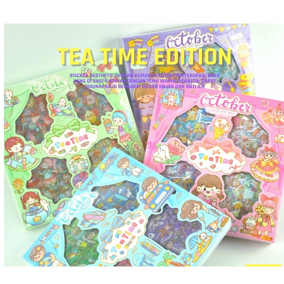 STICKER MOMO WATERPROOF ISI 100 LEMBAR PER BOX-RANDOM MIX MOTIF
