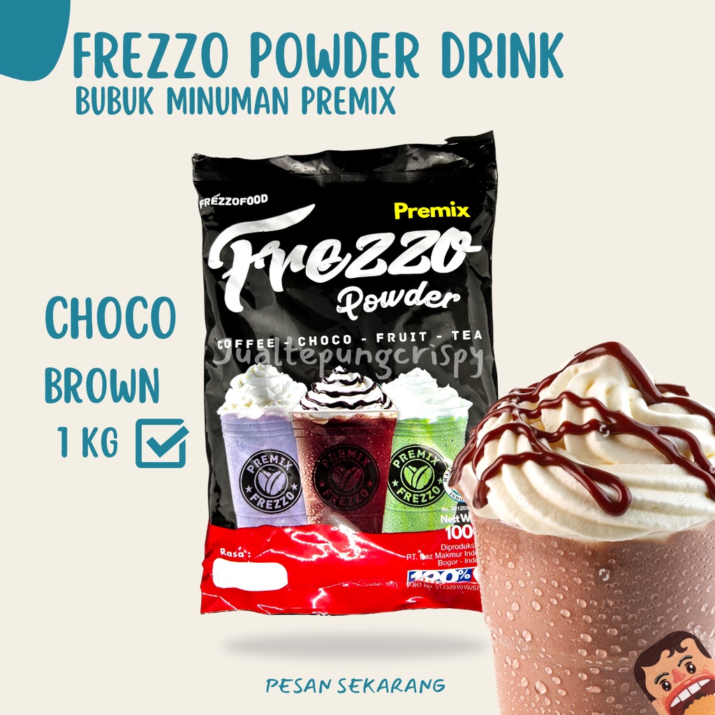 Frezzo Bubuk Minuman Rasa Coklat Brown / Choco Brown Powder 1 Kg