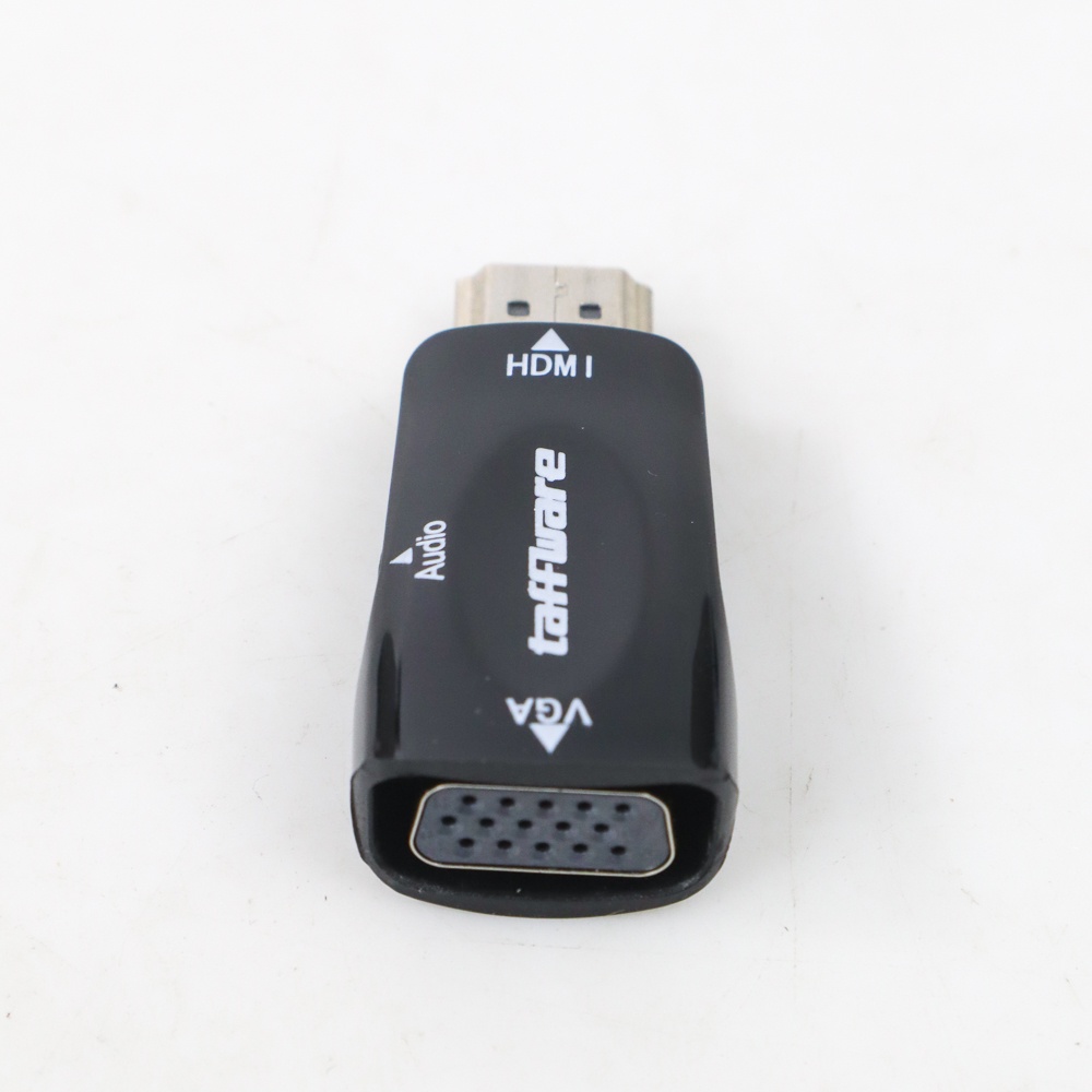 Taffware Adaptor HDMI ke VGA &amp; AUX 1080P - S-PC-0389