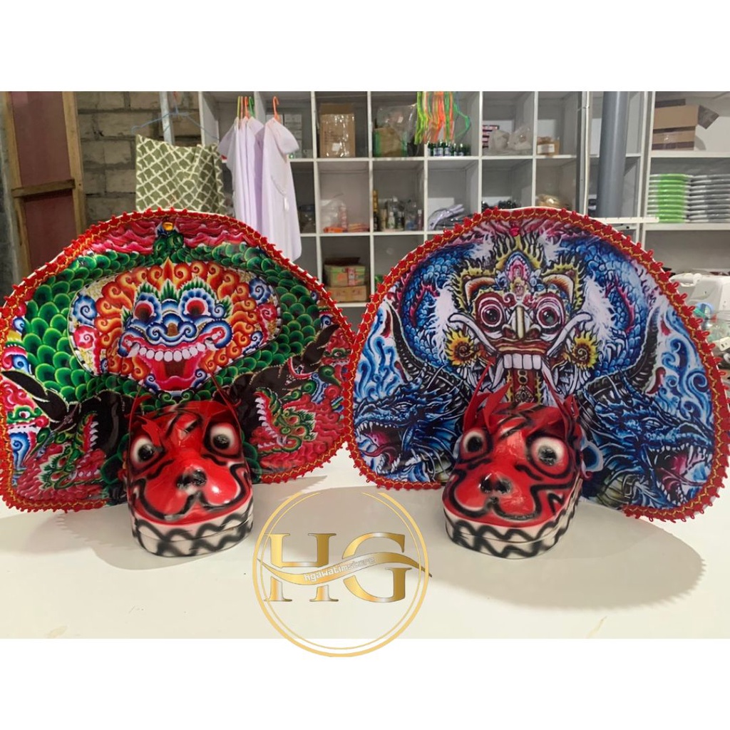 ⭐hgawatimstore⭐ Barongan Anak / Barongan Geber Panjang / Barongan Mainan Anak / Mainan Barongan /Bar