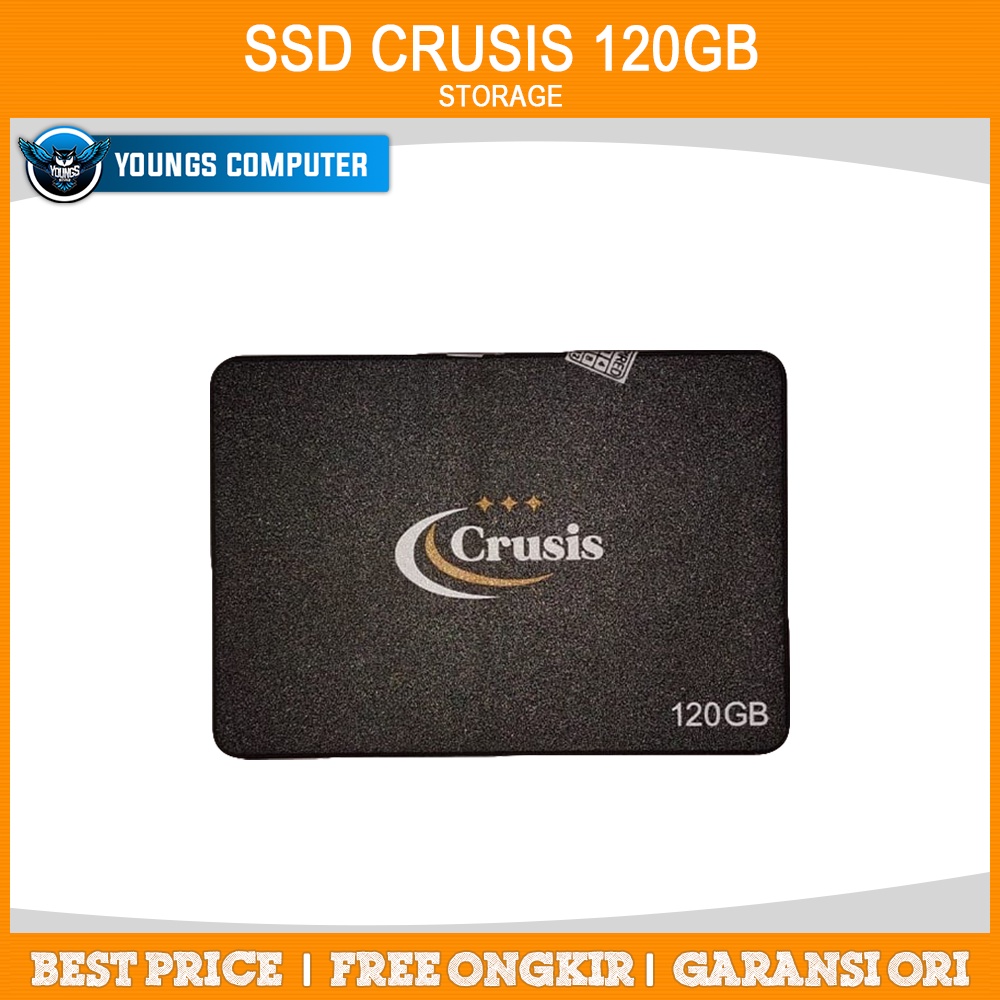 SSD 120GB 2.5&quot; SATA III TRAY NEW GARANSI | CRUSIS SSD 120GB SATA 3