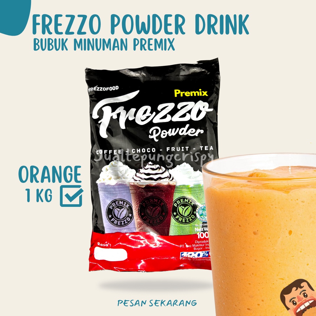 

Frezzo Bubuk Minuman Rasa Jeruk / Orange Powder Drink 1 Kg