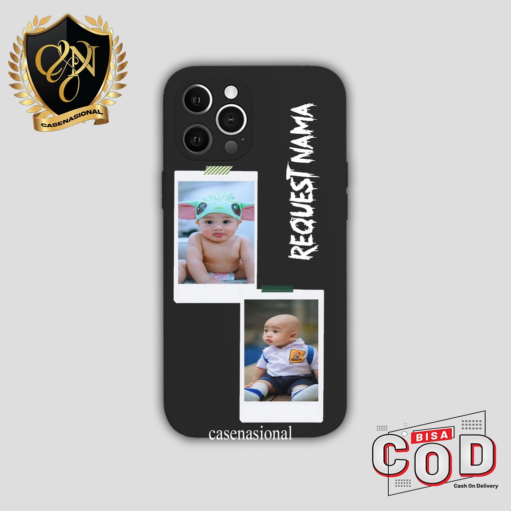 Nasional Case - CASE LIQIUD CUSTOM FOTO + NAMA INFINIX RAM 3 SMART 5 HOT 10 LITE SMART 6 PLUS HOT 10