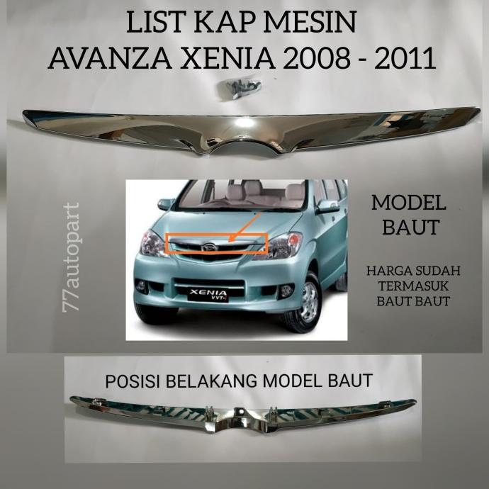 List kap mesin avanza xenia 2008 2009 2010 2011