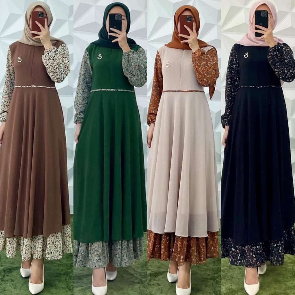 [ BISA COD ] GAMIS CERUTY BABYDOLL POLOS MODEL 2 LAYER FREANDLY BUSUI,GAMIS 2 LAYER MODEL TERBARU,GAMIS CERUTY 2 LAYER TERLARIS,GAMIS MODEL MALAYSIA