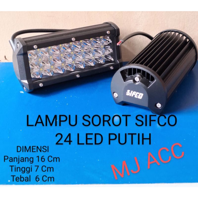 LAMPU SOROT MERK SIFCO 24 LED PANJANG