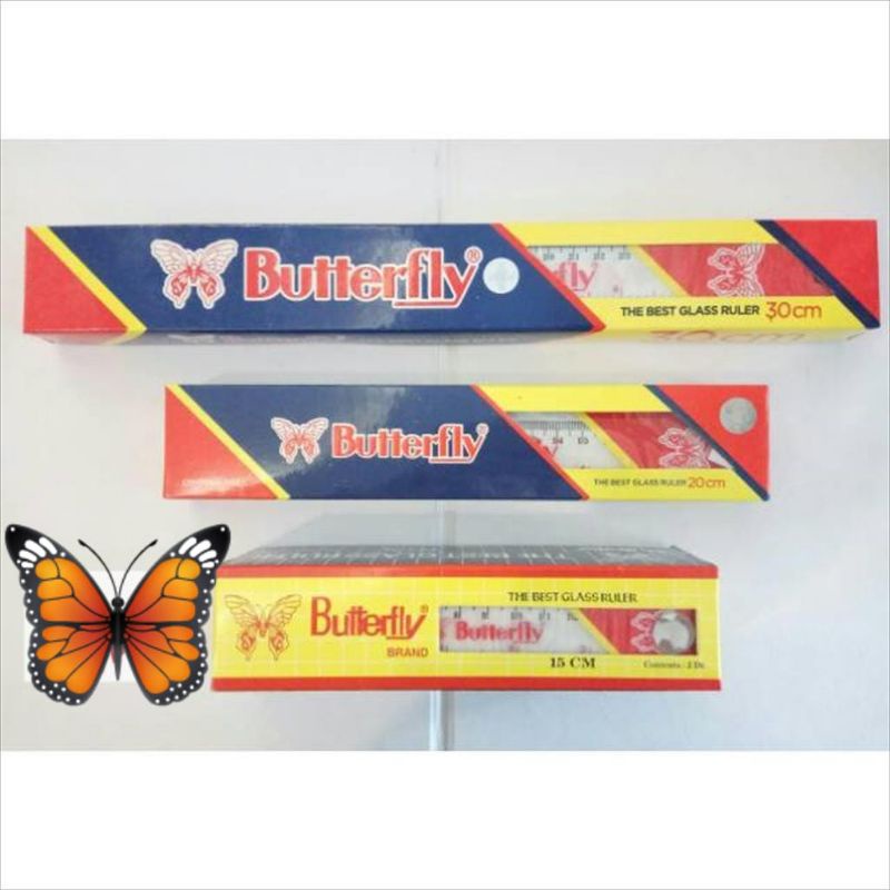 

Penggaris Butterfly 30cm (satuan)