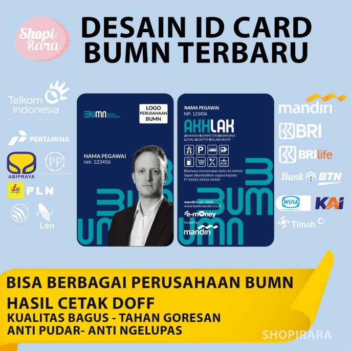 

Terbaru !!! Id Card Bumn Bank Mandiri Terbaru Menggunakan Kartu Emoney