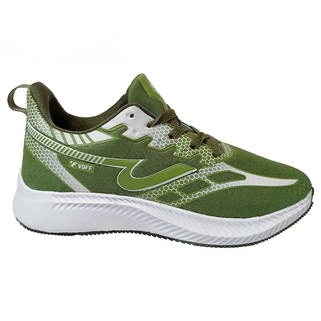 Voff - Sepatu Running Sneakers Pria Wanita Massive green edition