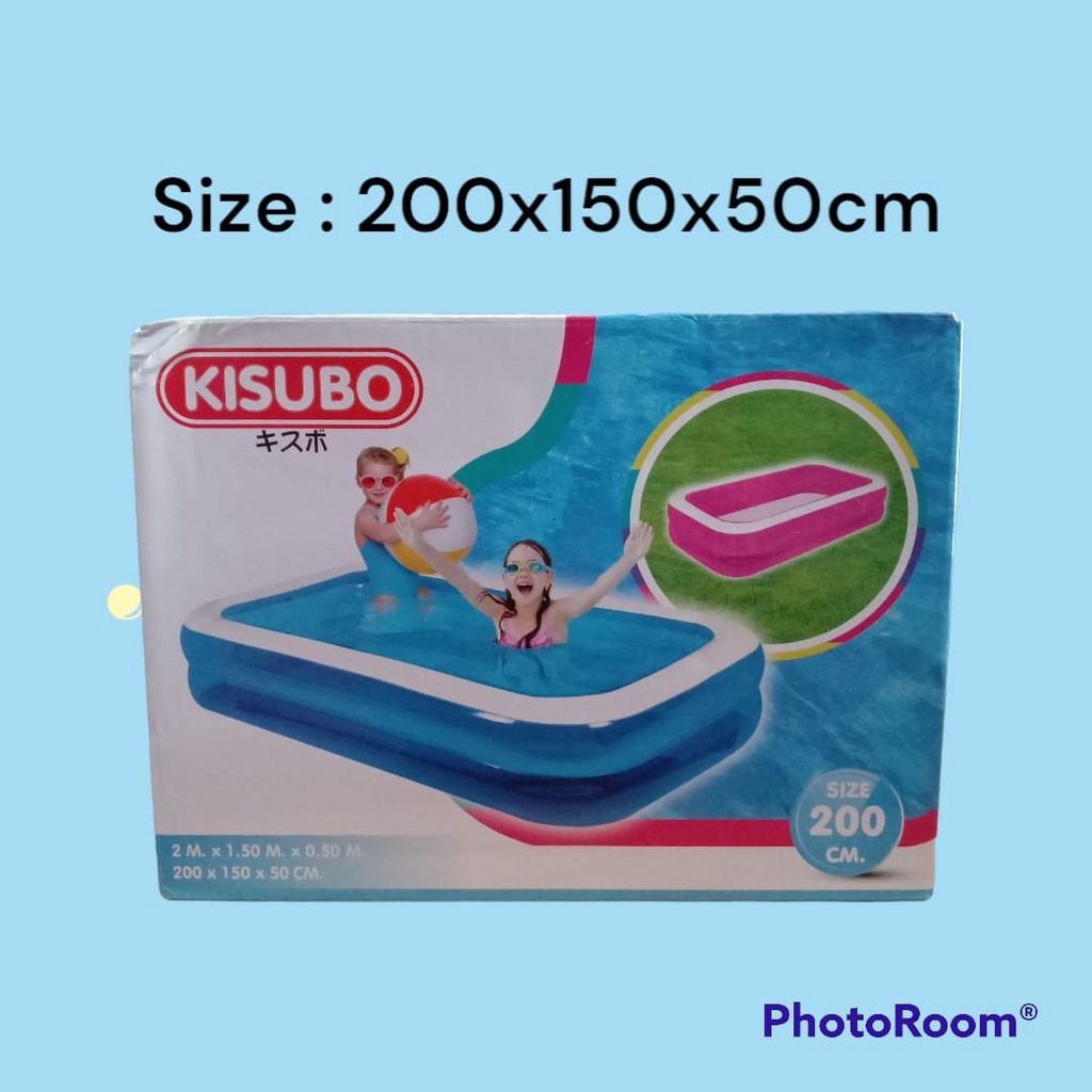 kolam anak kisubo 200/mainan anak/kolam karet