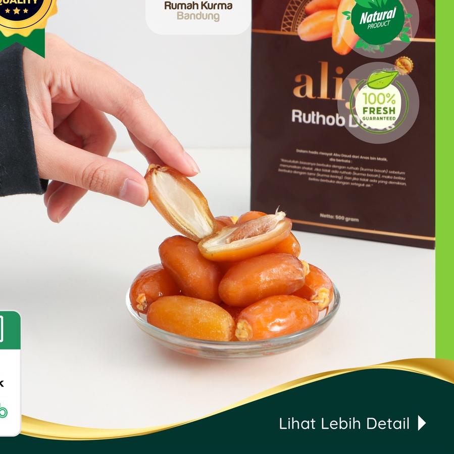 

☛ KURMA RUTHOB PREMIUM ALIYA 500 GRAM ORIGINAL / KURMA RUTHAB / KURMA BASAH ✩