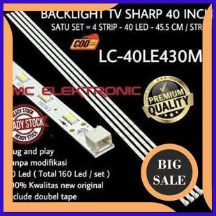 parts BACKLIGHT TV LED SHARP LC40LE430M LC40LE430 LC-40LE430 40LE430M LAMPU BL 40 INC SMD